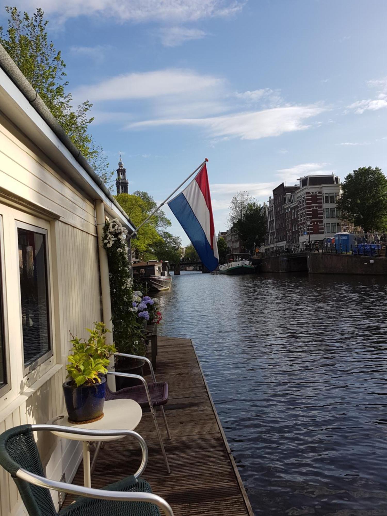 Pantheos Top Houseboat Amsterdam Esterno foto